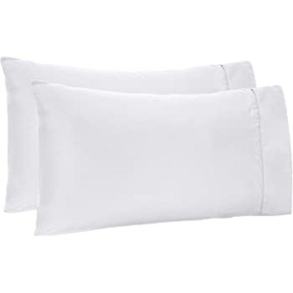 NEW Groversen Embroidery King Size Pillowcases